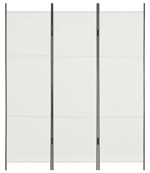 Paravento a 3 Pannelli Bianco 150x180 cm