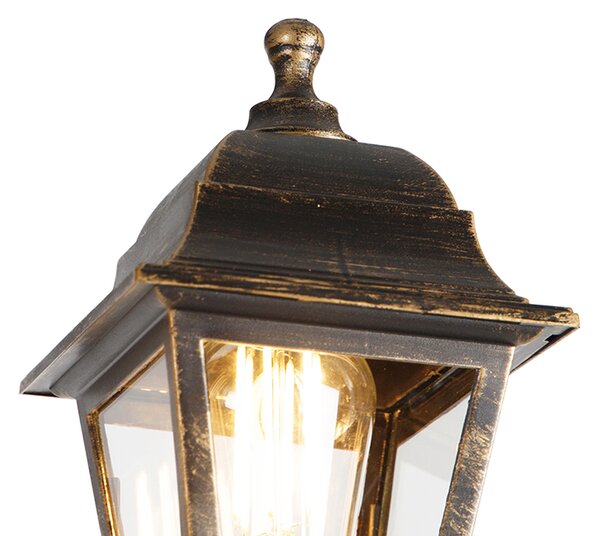 Lanterna smart oro antico 3 luci IP44 incl. Wifi ST64 - Capital