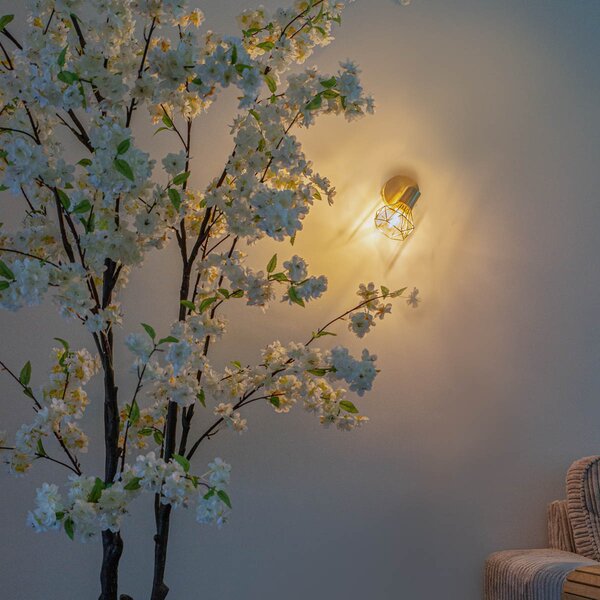 Faretto Art Déco ottone inclinabile e orientabile - Mosh