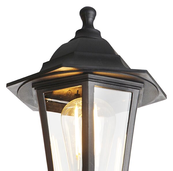 Lanterna da esterno smart nera a 3 luci con Wifi ST64 - New Haven