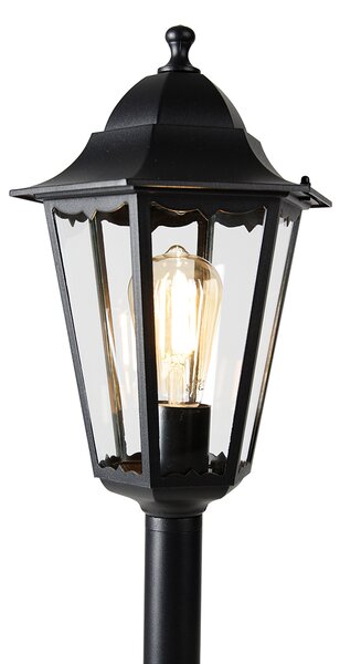 Lanterna da esterno intelligente nera 120 cm con WiFi ST64 - New Orleans