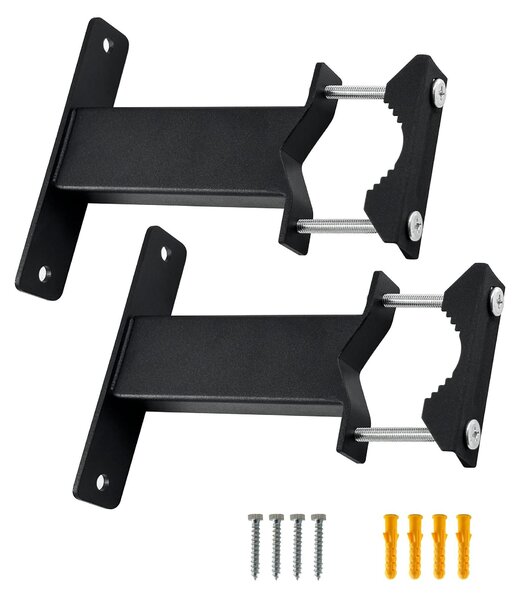 Supporto per ombrellone con morsetto a forma di V - Supporto per ombrellone da balcone - Supporto per ombrellone adatto a diversi diametri - Resistente agli urti - Salvaspazio - Facile da installare - Clip per ombrellone