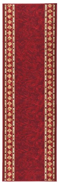 Tappeto Corsia Rosso 67x250 cm Antiscivolo
