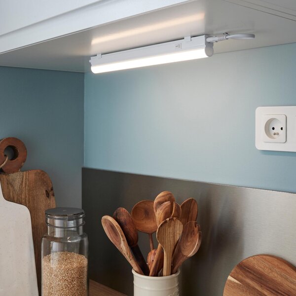 Sottopensile LED per cucina Moss, luce cct regolazione da bianco caldo a bianco freddo, 34.9 cm, 1 x 4W 450LM IP20 INSPIRE