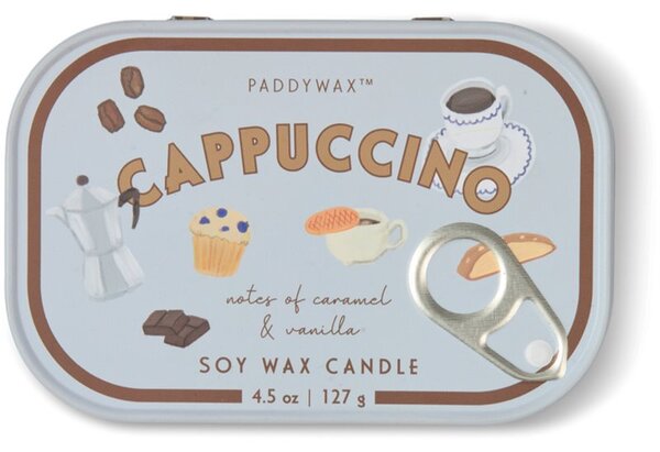 Paddywax Bistro Tin Cappuccino candela profumata in lattina 127 g
