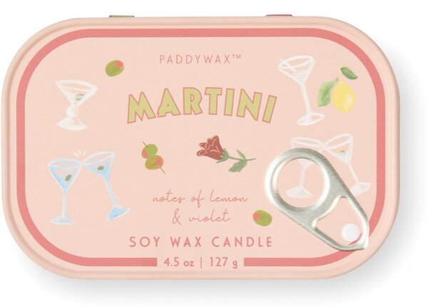 Paddywax Bistro Tin Martini candela profumata in lattina 127 g