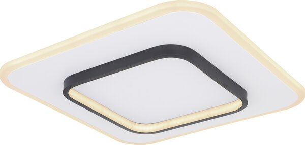 Globo Lighting plafoniera in metallo bianco, LED