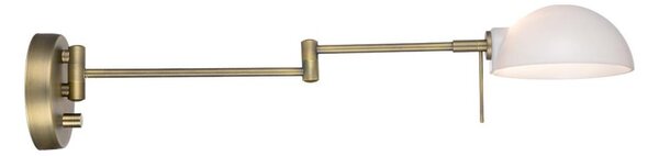 Halo Design 740222 - Lampada da parete KJOBENHAVN 1xG9/28W/230V ottone
