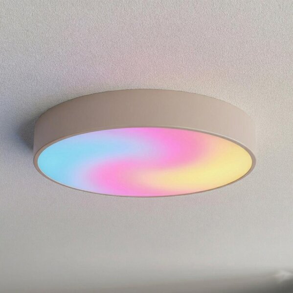 Brilagi - Plafoniera dimmerabile LED RGBW CLARE 4xE27/9W/230V Wi-Fi beige