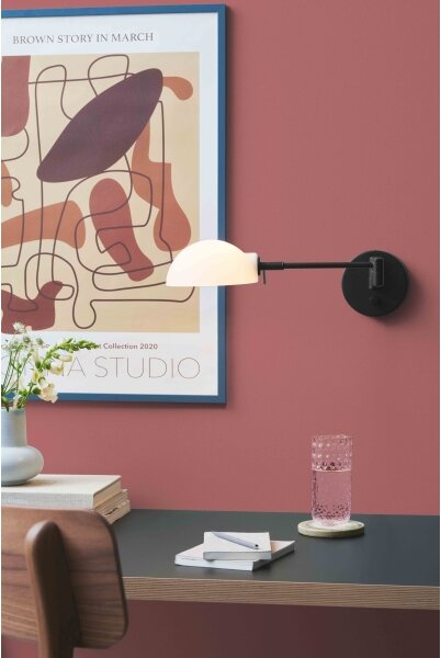 Halo Design 740215 - Lampada da parete KJOBENHAVN 1xG9/28W/230V nera