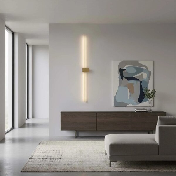 Applique LED AISHA LED/20W/230V 4000K 120 cm oro