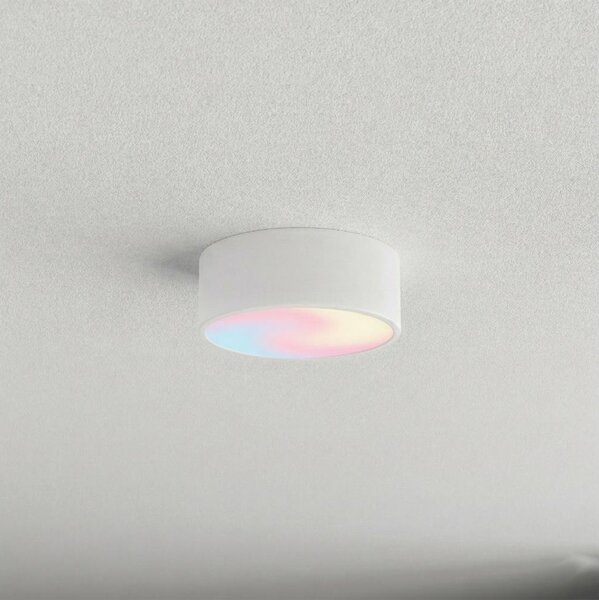 Brilagi - Plafoniera da soffitto LED RGBW dimmerabile CLARE 1xE27/9W/230V Wi-Fi, bianca