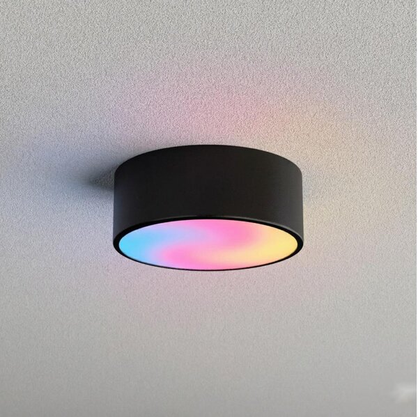 Brilagi - Plafoniera LED RGBW dimmerabile CLARE 1xE27/9W/230V Wi-Fi nera