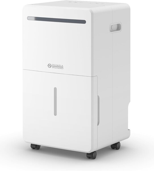 OLIMPIA SPLENDID Deumidificatore Portatile per la Casa Muffa 24 Litri in 24 Ore Tanica 4,3 Litri Wi-Fi colore Bianco - Aquaria S2 24 NW