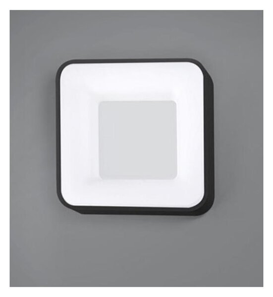 INNER PLAFONIERA QUADRATA CM 40X40 LED 32W LUCE 3000K BIANCA NERA O SABBIA MODERNA