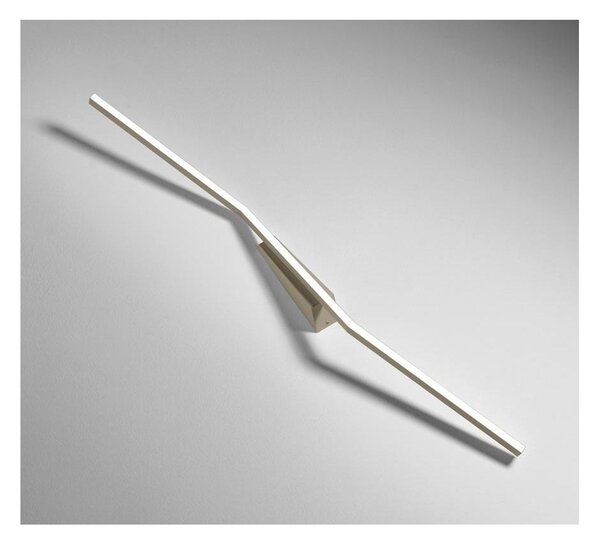 BOW PLAFONIERA APPLIQUE MODERNA LED 30W LUCE 3000K/4000K IN ALLUMINIO BIANCO,SABBIA O NERO LARGHEZZA CM 142