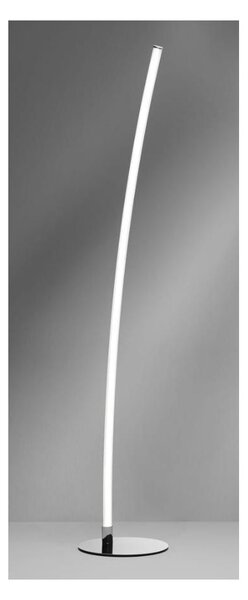 LIGHT LINE LAMPADA DA TERRA CON LED 20W DIMMERABILE IN METALLO CROMO CON DIFFUSORE BIANCO