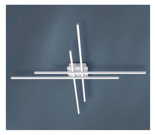 HASHTAG PLAFONIERA MODERNA BIANCA O NERA LED 42W LUCE 3000K DISEGNO A CROCE ORIGINALE
