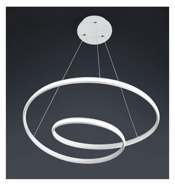 CIRCUIT SOSPENSIONE CON LED 40W DIMMERABILE BIANCA,SABBIA O NERA DIAMETRO CM 65