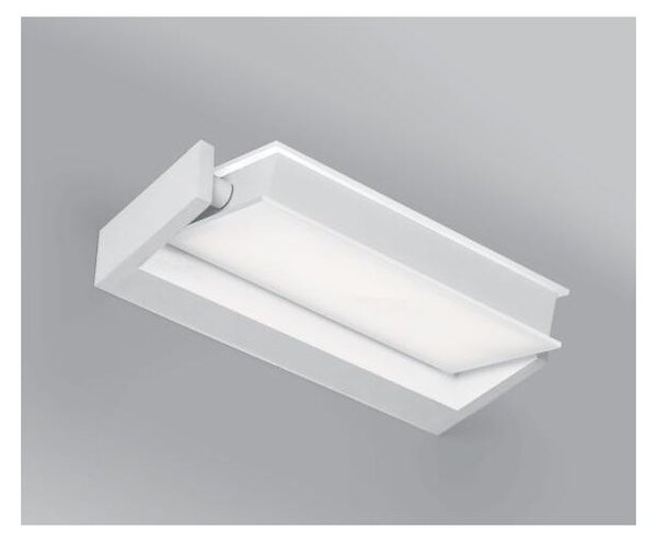 AXELLA APPLIQUE ORIENTABILE LED 18W ALLUMINIO BIANCO, NERO O SABBIA RETTANGOLARE