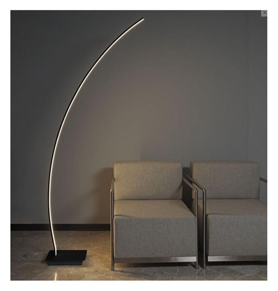 BRACKET PIANTANA DAL DESIGN MODERNO CON LED 33W IN ALLUMINIO BIANCO,SABBIA O NERO