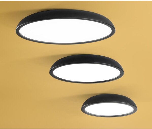 ZENAL PLAFONIERA IN 3 MISURE MODERNA ALLUMINIO 4 COLORI LED INTEGRATO LUCE CCT 3000K-4000K DIMMERABILE