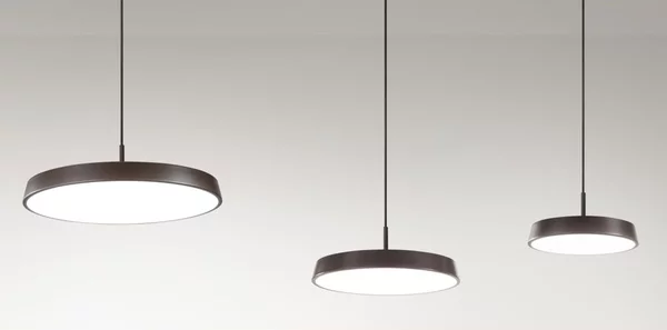 URBAN SOSPENSIONE MODERNA 3 MISURE METALLO 4 COLORI LED INTEGRATO LUCE CCT 3000K-4000K DIMMERABILE