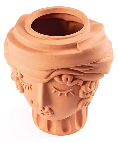 SELETTI Vaso da donna Magna Graecia, altezza 33 cm, terracotta