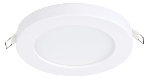 Faretto Ad Incasso Moderno Fueva Flex Alluminio Bianco Led Integrato 5,5W 4000K