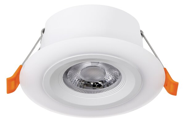 Faretto Ad Incasso Contemporaneo Calonge Policarbonato Bianco Led 4,8W
