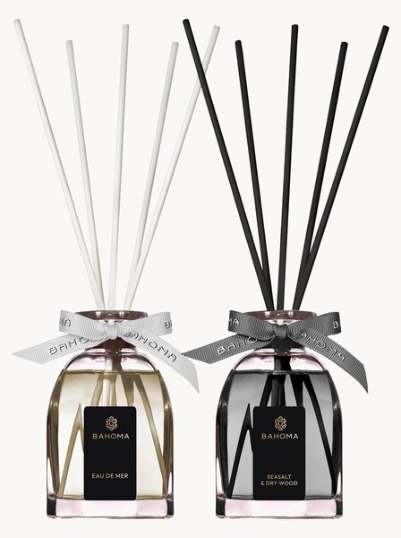 Set di 2 diffusori ottagonali in confezione regalo (Eau de Mer, Seasalt & Dry Wood)