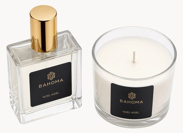 Set profumo per ambienti e candela profumata Noel Noel 2 pz (anice, prugna)