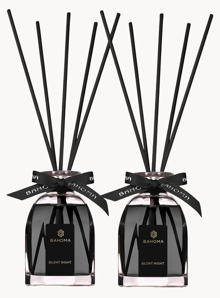Set di 2 diffusori Reed Silent Night (mandarino, noce moscata, alloro)
