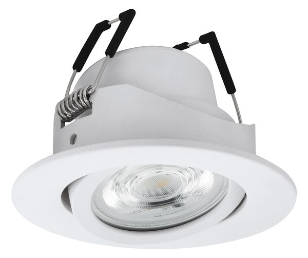 Faretto Ad Incasso Moderno Saliceto Z Alluminio Bianco Led Integrato 4,7W