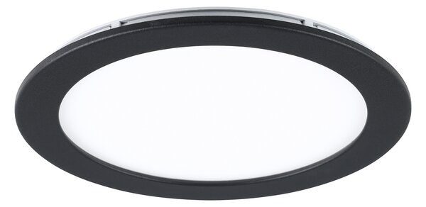 Faretto Ad Incasso Moderno Fueva Z Acciaio Nero Led Integrato 10,5W 2700 6500K