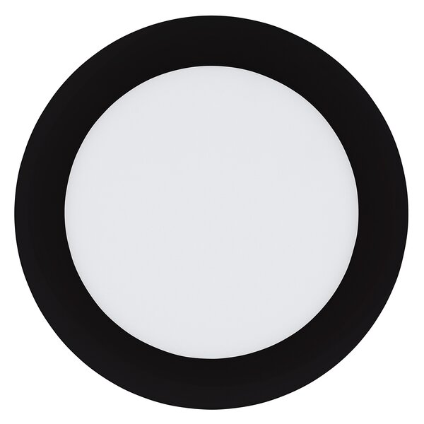 Faretto Ad Incasso Moderno Fueva Z Acciaio Nero Led Integrato 10,5W 2700 6500K
