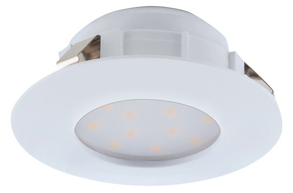 Faretto Ad Incasso Contemporaneo Pineda Policarbonato Bianco Led Integrato 4,9W