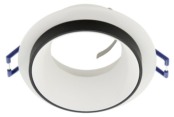 Faretto Ad Incasso Moderno Carosso In Alluminio Bianco 1 Luce Gu10 35W