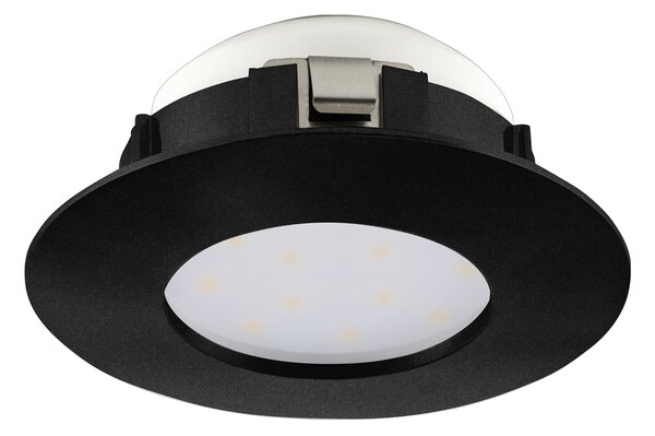 Faretto Ad Incasso Contemporaneo Pineda Policarbonato Nero Led Integrato 4,9W