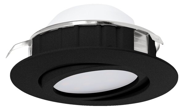 Faretto Ad Incasso Contemporaneo Pineda Policarbonato Nero Led Integrato 5,5W