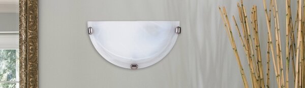 Rabalux 3002 - Lampada da parete ALABASTRO 1xE27/60W/230V vetro alabastrino