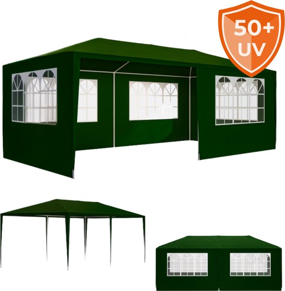 Tenda per feste NEAPOL, 3x6m, verde