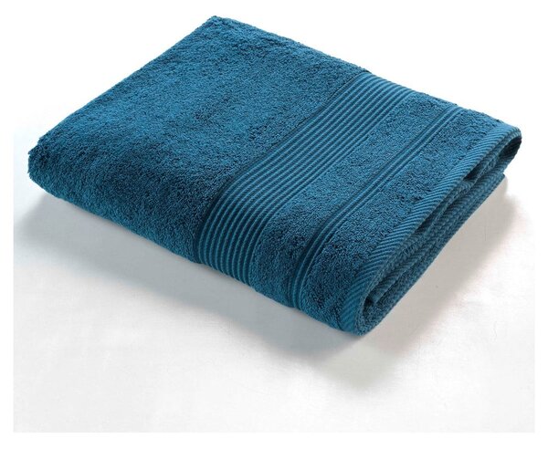 Asciugamano in spugna di cotone blu scuro 90x150 cm Tendresse - douceur d'intérieur