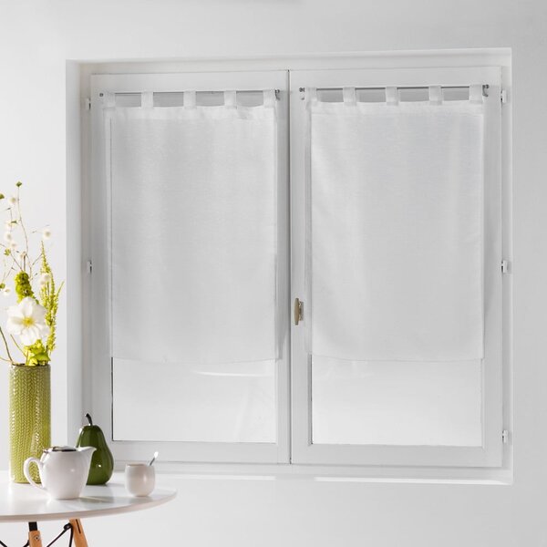 Tende bianche in set da 2 60x90 cm Dandy - douceur d'intérieur