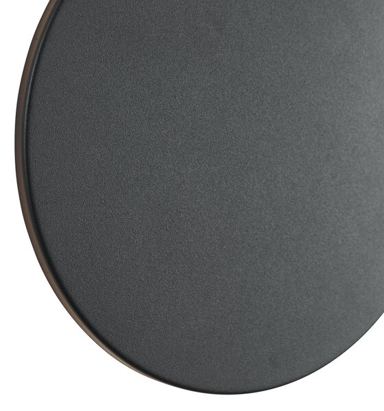 Lampada da parete per esterni nera con LED incluso IP54 - Soleil