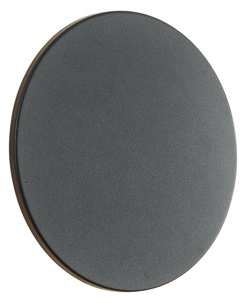 Lampada da parete per esterni nera con LED incluso IP54 - Soleil