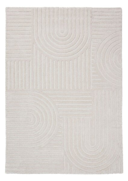 Tappeto avorio in lana tessuto a mano 160x230 cm Zen Garden – Flair Rugs