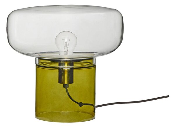 Lampada da tavolo in vetro verde Crave - Hübsch
