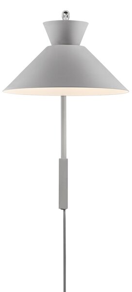 Applique da parete Nordlux, Dial, Grigio, Soggiorno, Metallo, Scandinavo