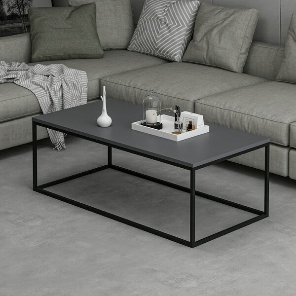 Skye Decor, Tiger - Antracite, Couchtische, Anthrazit, 120 x 42 x 60 cm